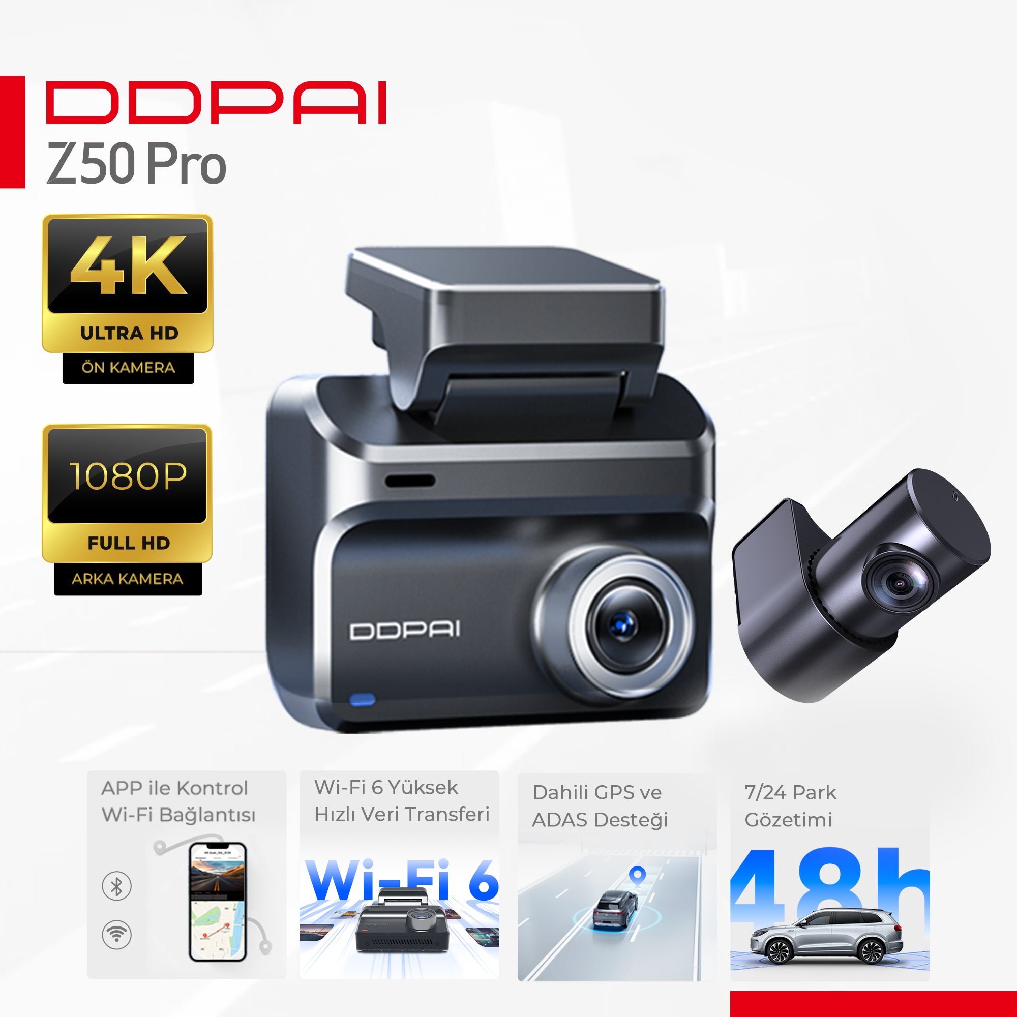 DDPAI Z50 Pro Araç Kamerası DDPAI Z50 Pro Araç Kamerası